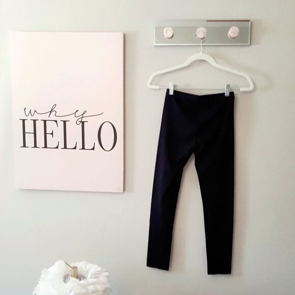 NWOT Joe Fresh black ankle cut cropped slim fit leggings, XS or S - Picture 8 of 16